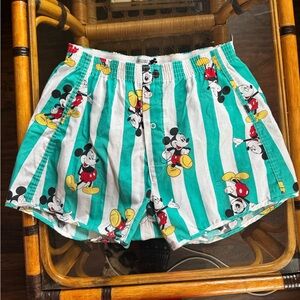 Vintage Mickey Mouse Striped boxer shorts